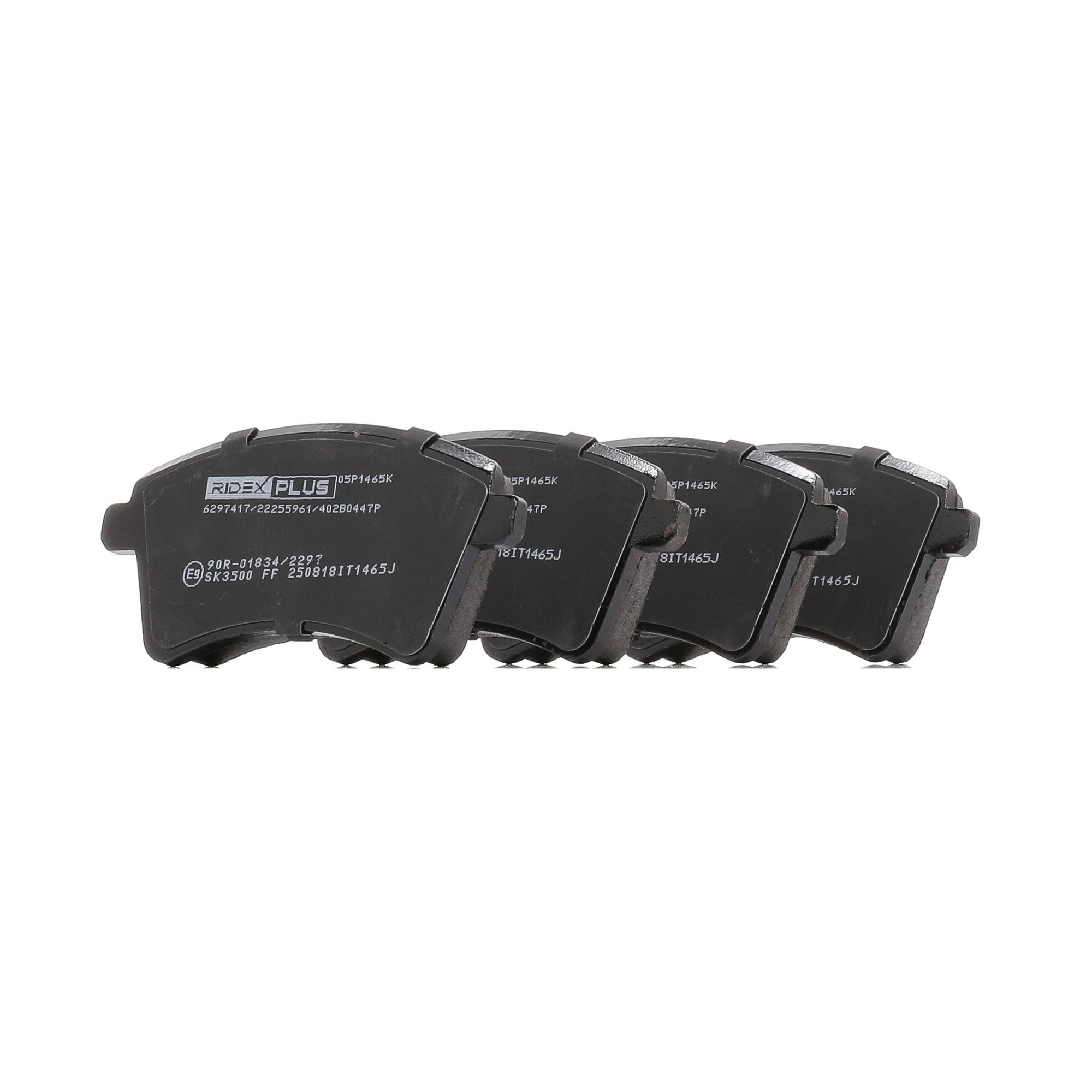 Комплект спирачно феродо, дискови спирачки 7701209864 RIDEX PLUS 402B0447P MERCEDES-BENZ, RENAULT, NISSAN, DACIA, RENAULT TRUCKS