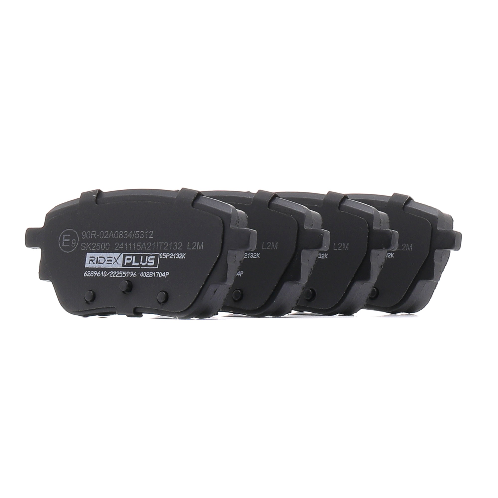 RIDEX PLUS 402B1704P Plaquette de frein MERCEDES-BENZ CLA Shooting Brake (X118) CLA 250 e (118.686) 218 CV Essence/électrique 2020
