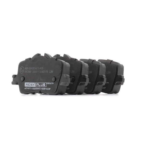 Disk pads RIDEX PLUS 402B1622P