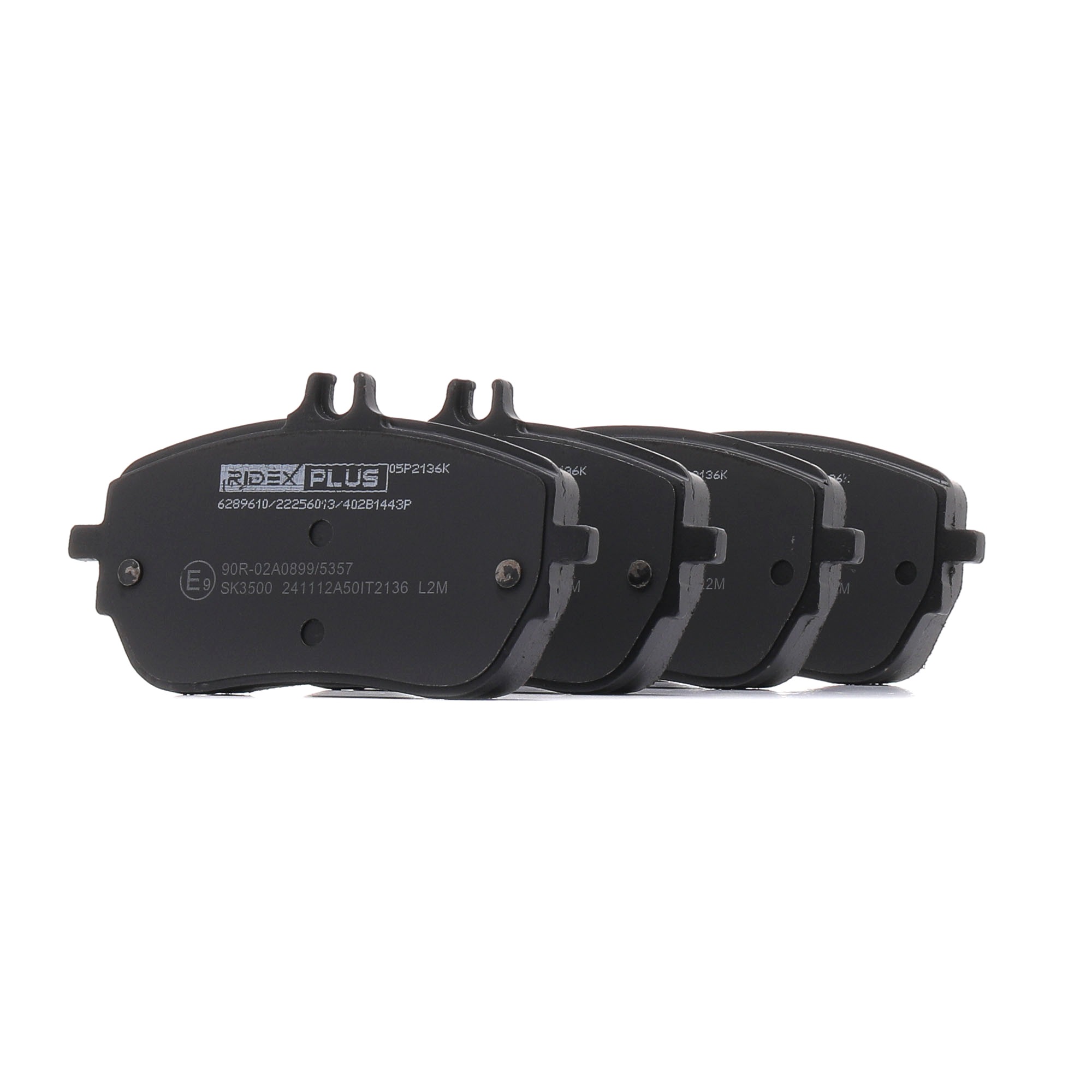 RIDEX PLUS 402B1443P Plaquette MERCEDES-BENZ CLA Shooting Brake (X118) CLA 250 e (118.686) 218 CV Essence/électrique 2022