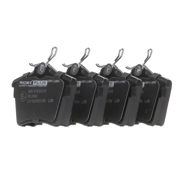 RIDEX PLUS 402B0128P Plaquette PEUGEOT 607 2.0 HDI Diesel 109 CV