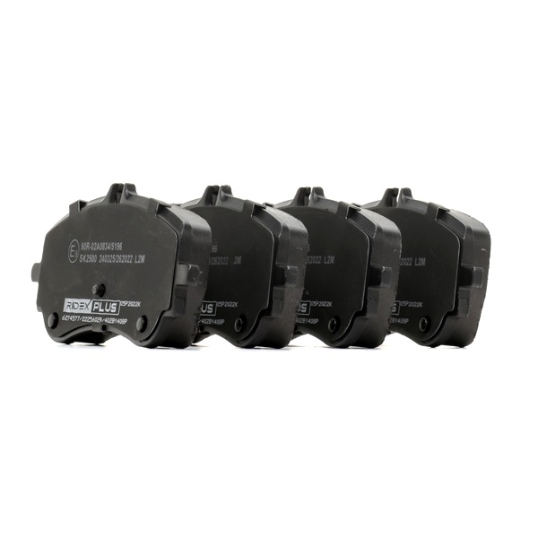 RIDEX PLUS 402B1408P Bremsbeläge Bremsbeläge 2H6 698 451 A RIDEX PLUS 402B1408P VW, AUDI, OPEL, SKODA, SEAT