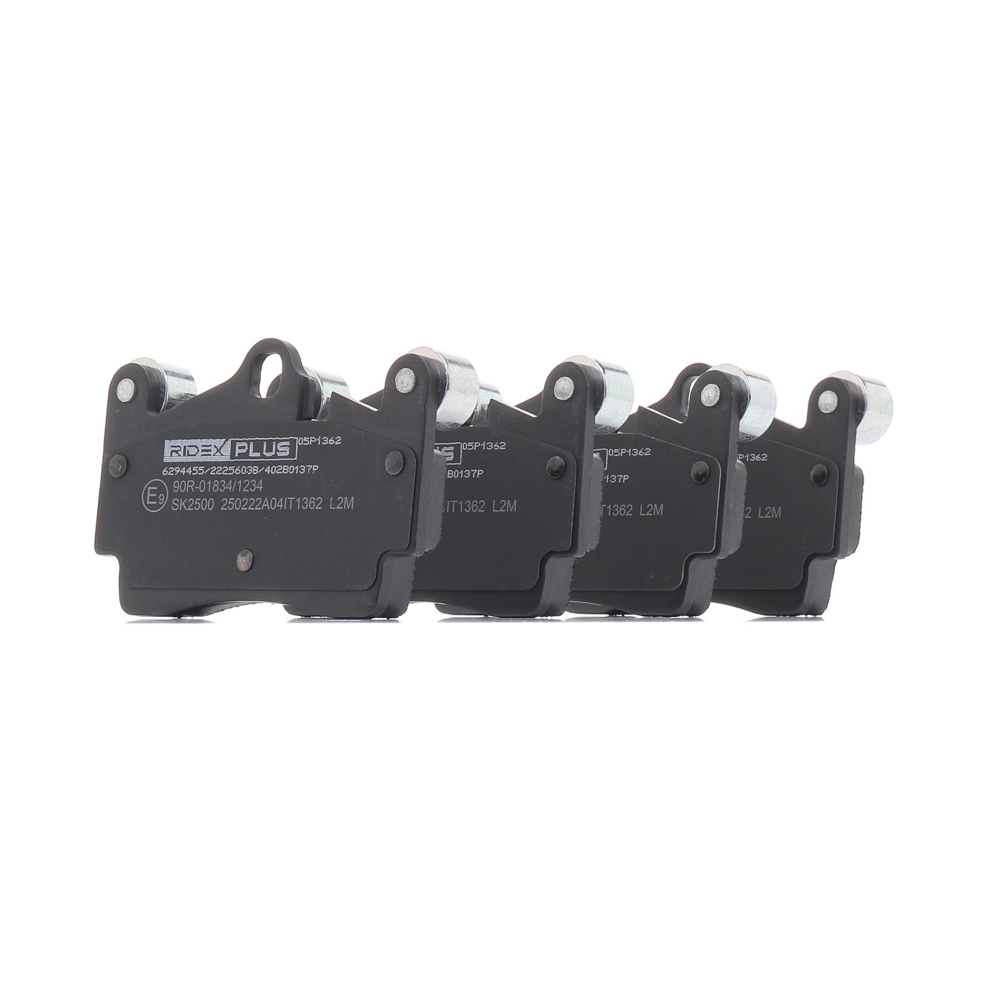 Bremsbeläge 402B0137P RIDEX PLUS 7L0698451 VW, AUDI, SKODA, SEAT, PORSCHE