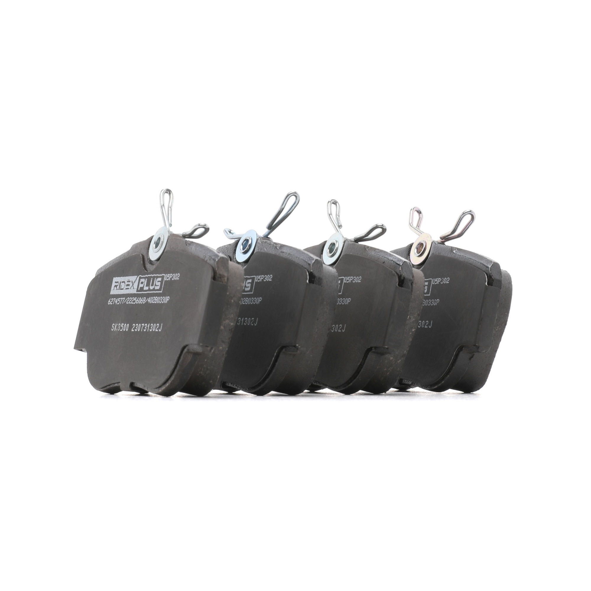 RIDEX PLUS 402B0330P Комплект спирачно феродо, дискови спирачки ширина: 94,7mm, височина: 53,2mm, дебелина: 17,9mm