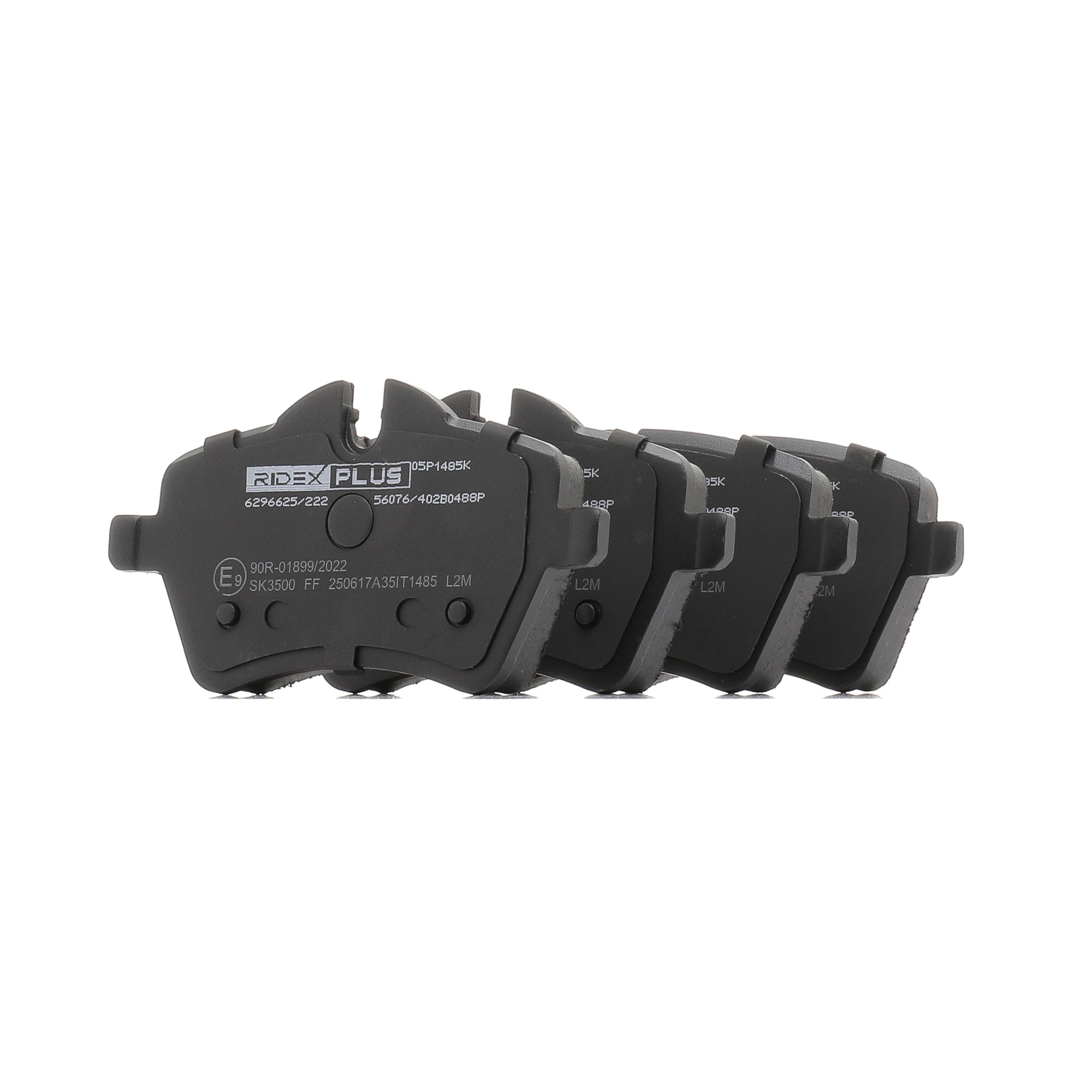 RIDEX PLUS 402B0488P Bremsklötze MINI Schrägheck 1.6 Cooper 115 PS Benzin