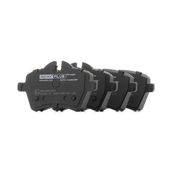 Sada brzdových destiček RIDEX PLUS 402B0488P