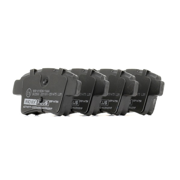 Set of brake pads RIDEX PLUS 402B0281P