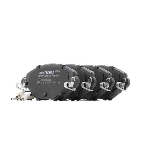 Zestaw klocków hamulcowych RIDEX PLUS 402B0206P