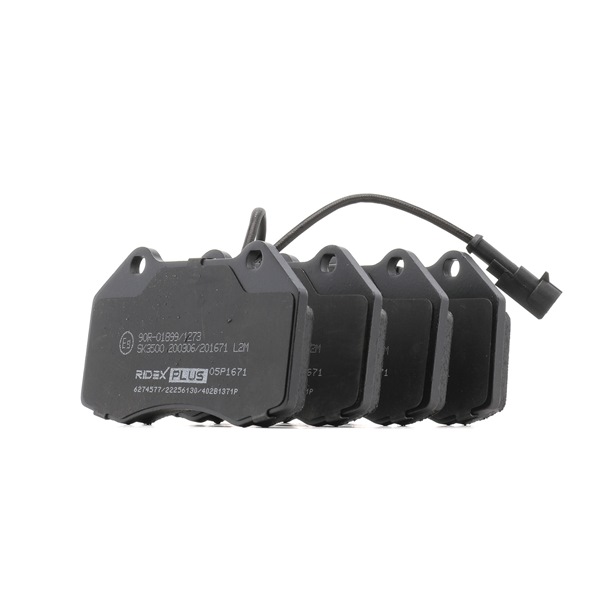 Komplet klocków RIDEX PLUS 402B1371P