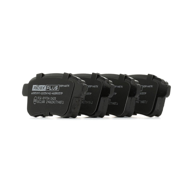 RIDEX PLUS 402B0357P Bremsbeläge Bremsbeläge 402B0357P RIDEX PLUS A4154210400 MERCEDES-BENZ