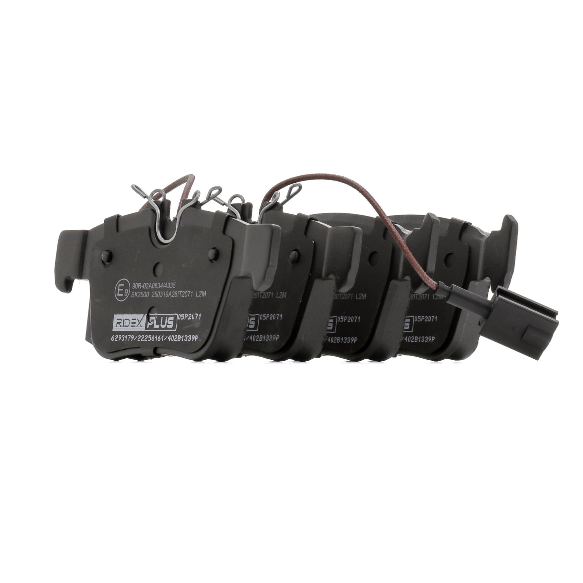 RIDEX PLUS 402B1339P Plaquettes de frein Alfa Romeo Giulia 952 2.2 D Q4 (952AHA45, 952AMA4) 209 CV Diesel 2017