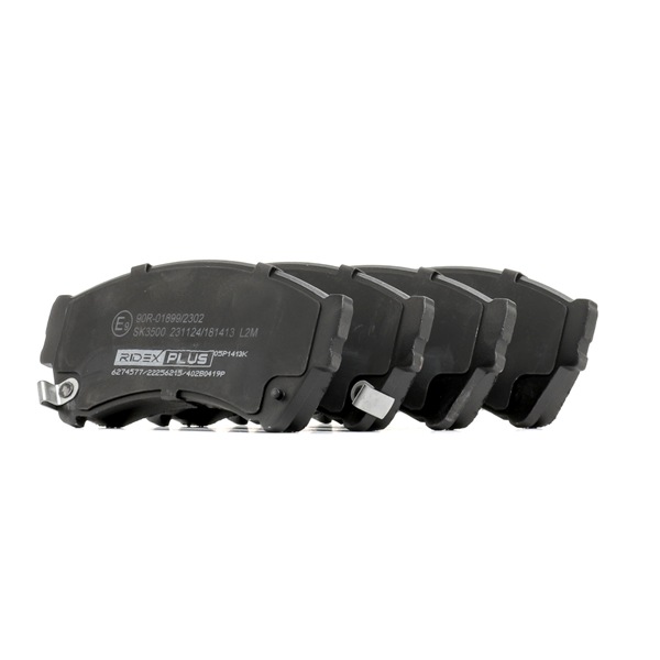 Bremsbeläge 402B0419P RIDEX PLUS GPYB3323ZD MAZDA, MERCURY