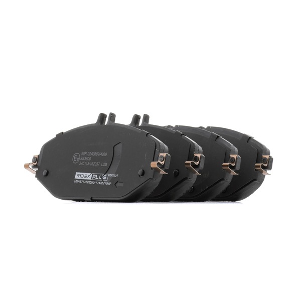 Bremsbeläge 402B1240P RIDEX PLUS 0084203820 MERCEDES-BENZ