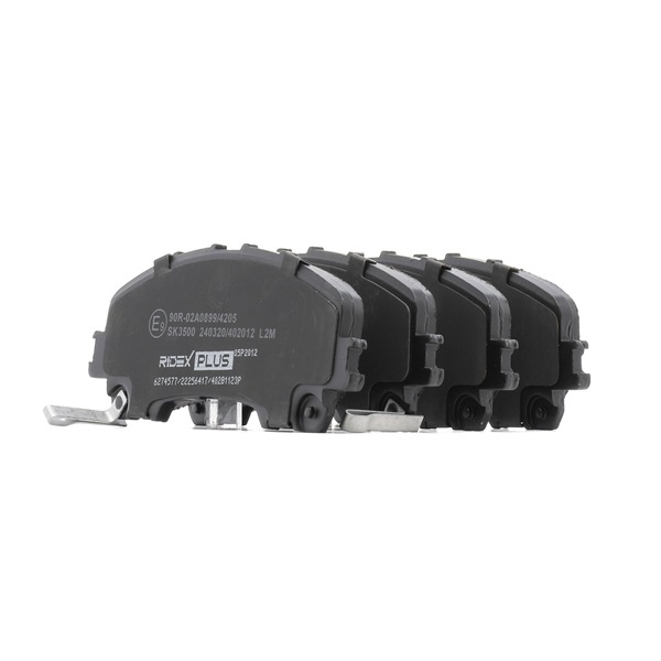 RIDEX PLUS 402B1123P RIDEX PLUS 402B1123P Bremsklötze NISSAN X-TRAIL 2.0 Hybrid ALL MODE 4x4-i 188 PS Benzin/Elektro