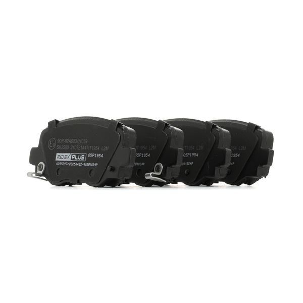 Brake pad kit RIDEX PLUS 402B1024P