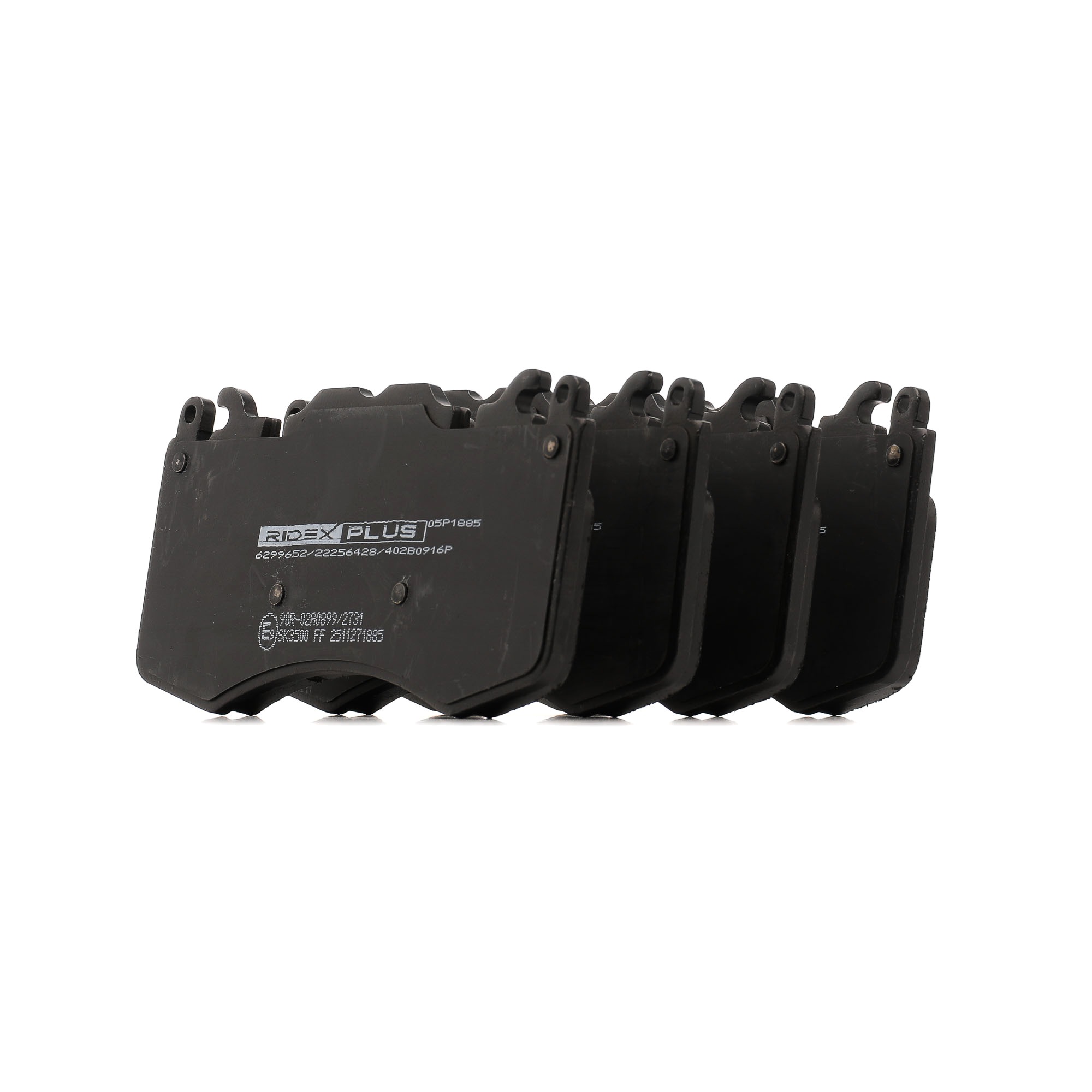 Комплект спирачно феродо, дискови спирачки LR164745 RIDEX PLUS 402B0916P LAND ROVER