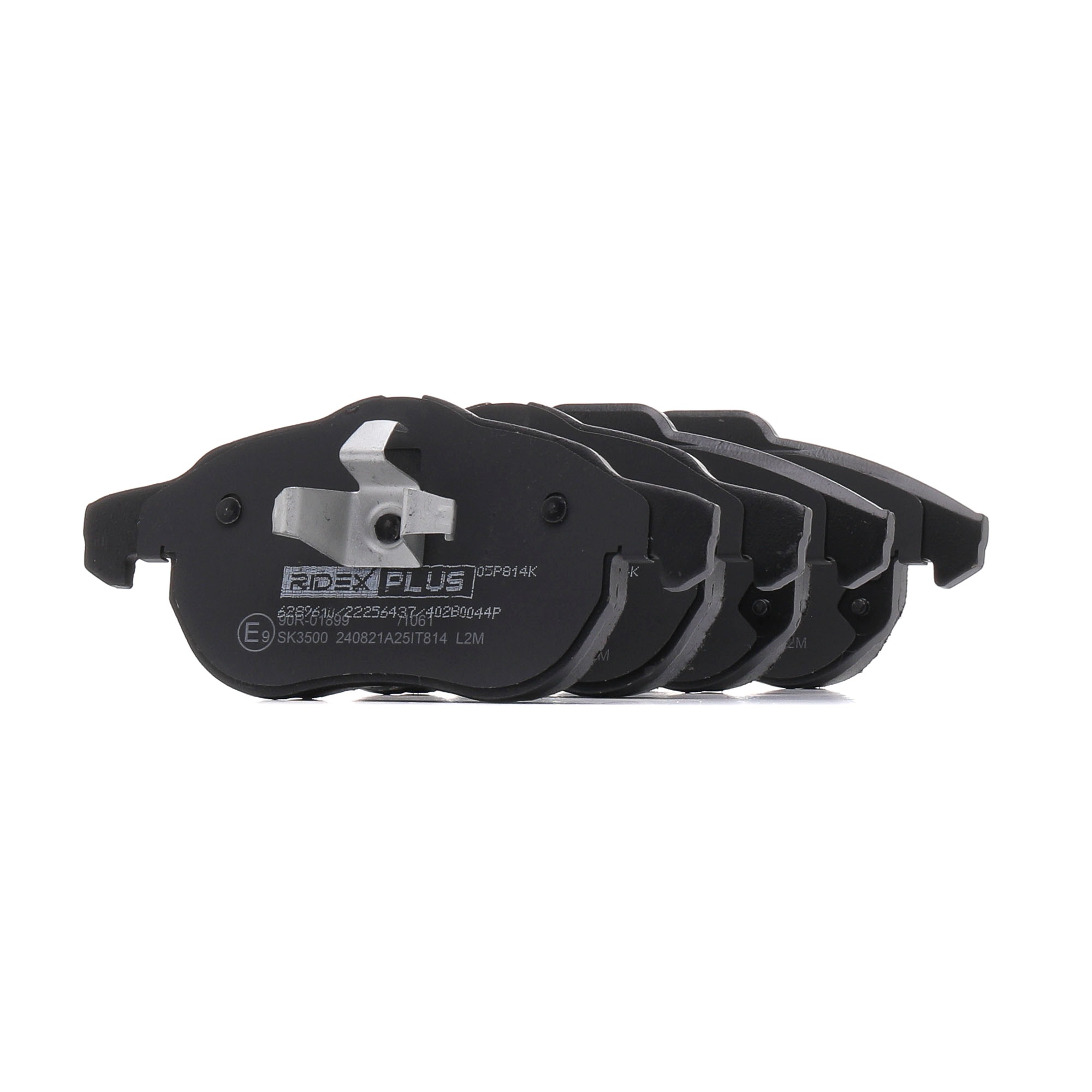 Комплект спирачно феродо, дискови спирачки 16 05 282 RIDEX PLUS 402B0044P OPEL, FIAT, CHEVROLET, SAAB, VAUXHALL