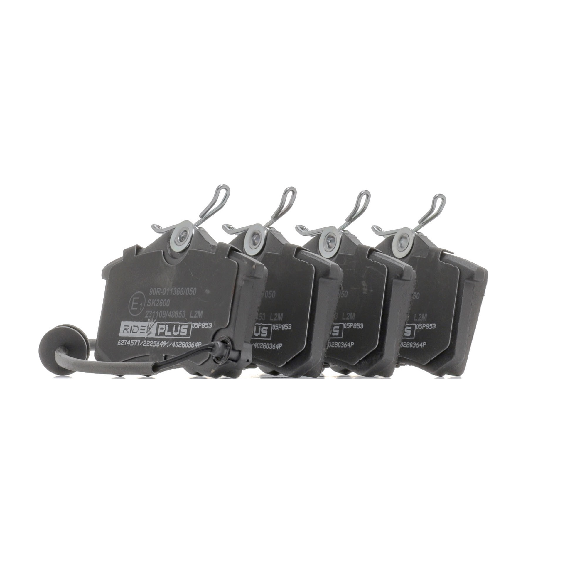 RIDEX PLUS 402B0364P Juego de pastillas de freno Ancho 1: 87,2mm, Ancho 2: 87mm, Altura 1: 52,9mm, altura 2: 52,9mm, Espesor 1: 16,9mm, Espesor 2: 16,9mm