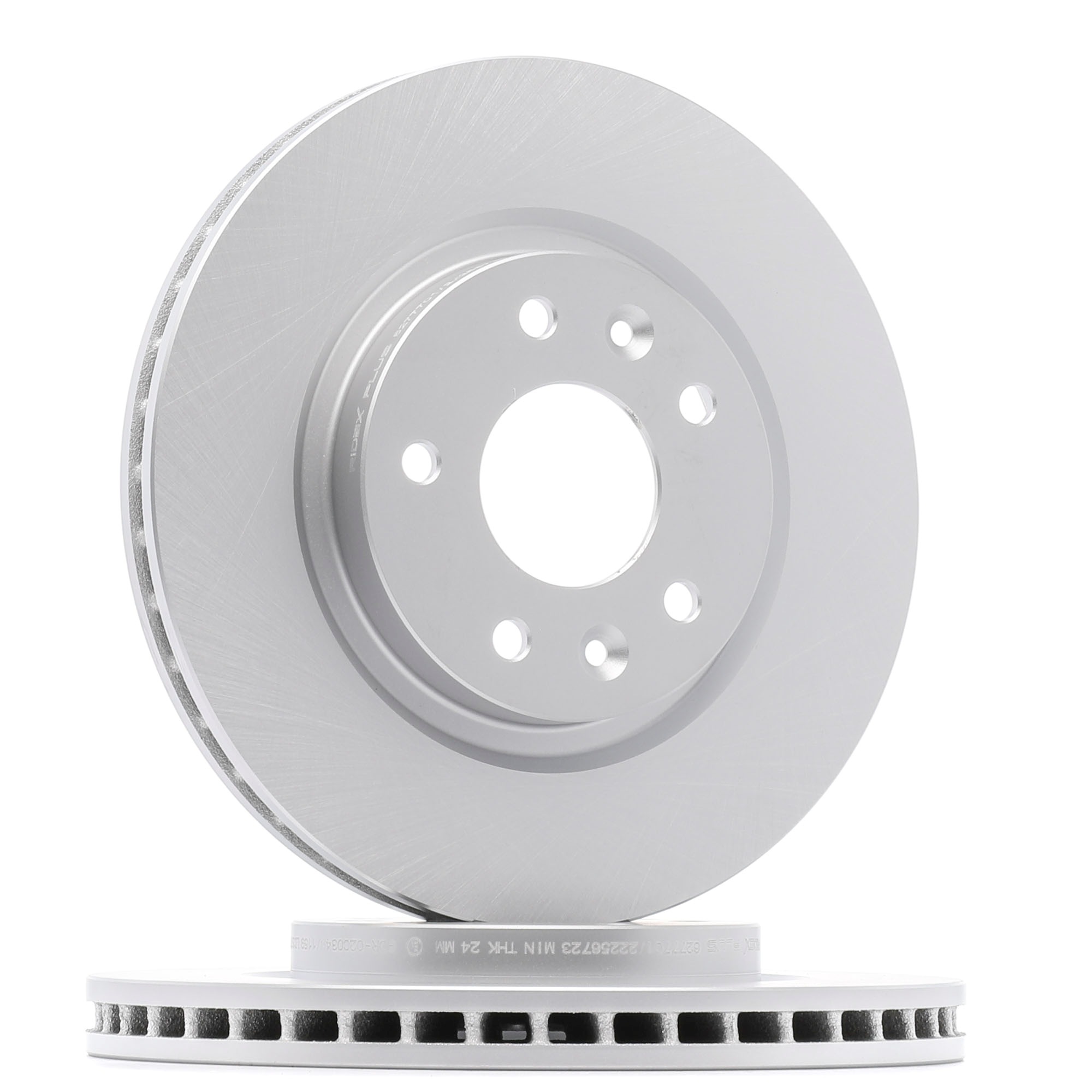 Remschijf D0206 4BA0AVA RIDEX PLUS 82B1312P NISSAN