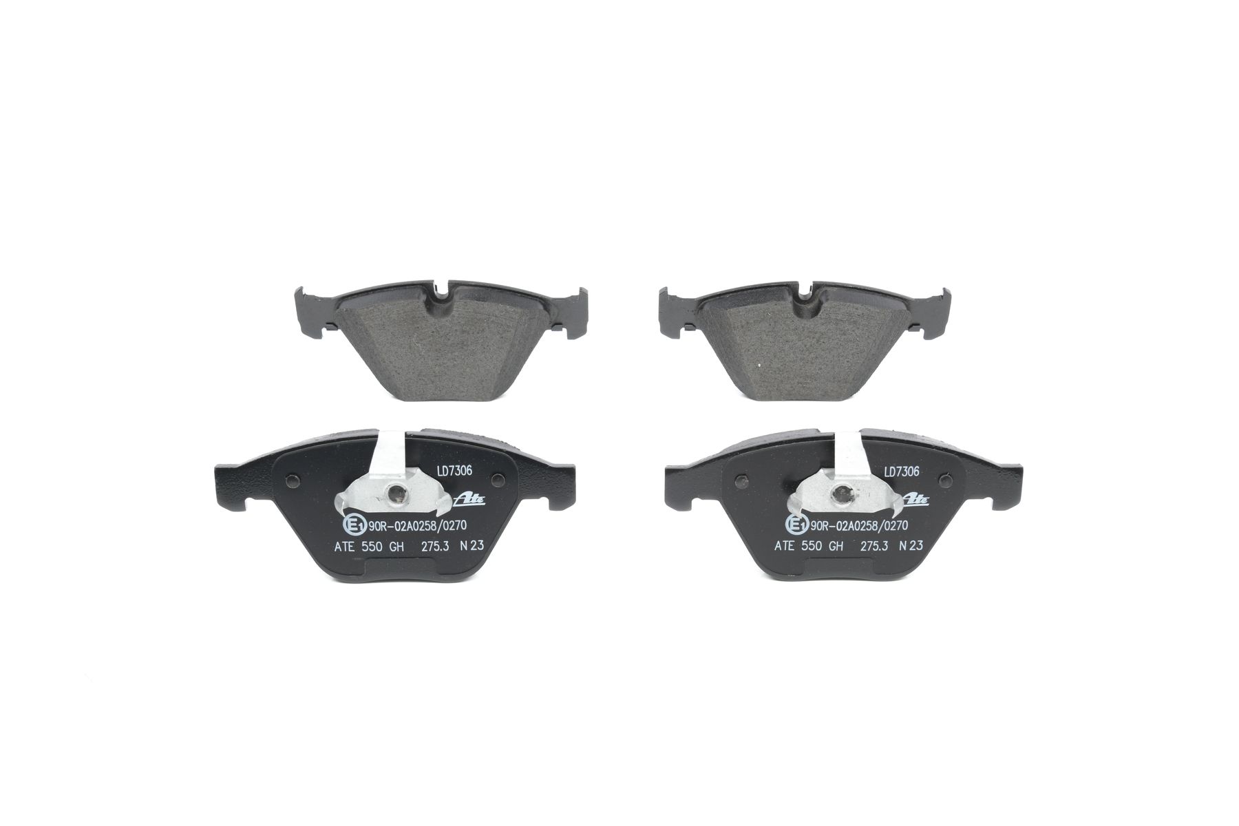 Brake pad set, disc brake ATE 23312 rating
