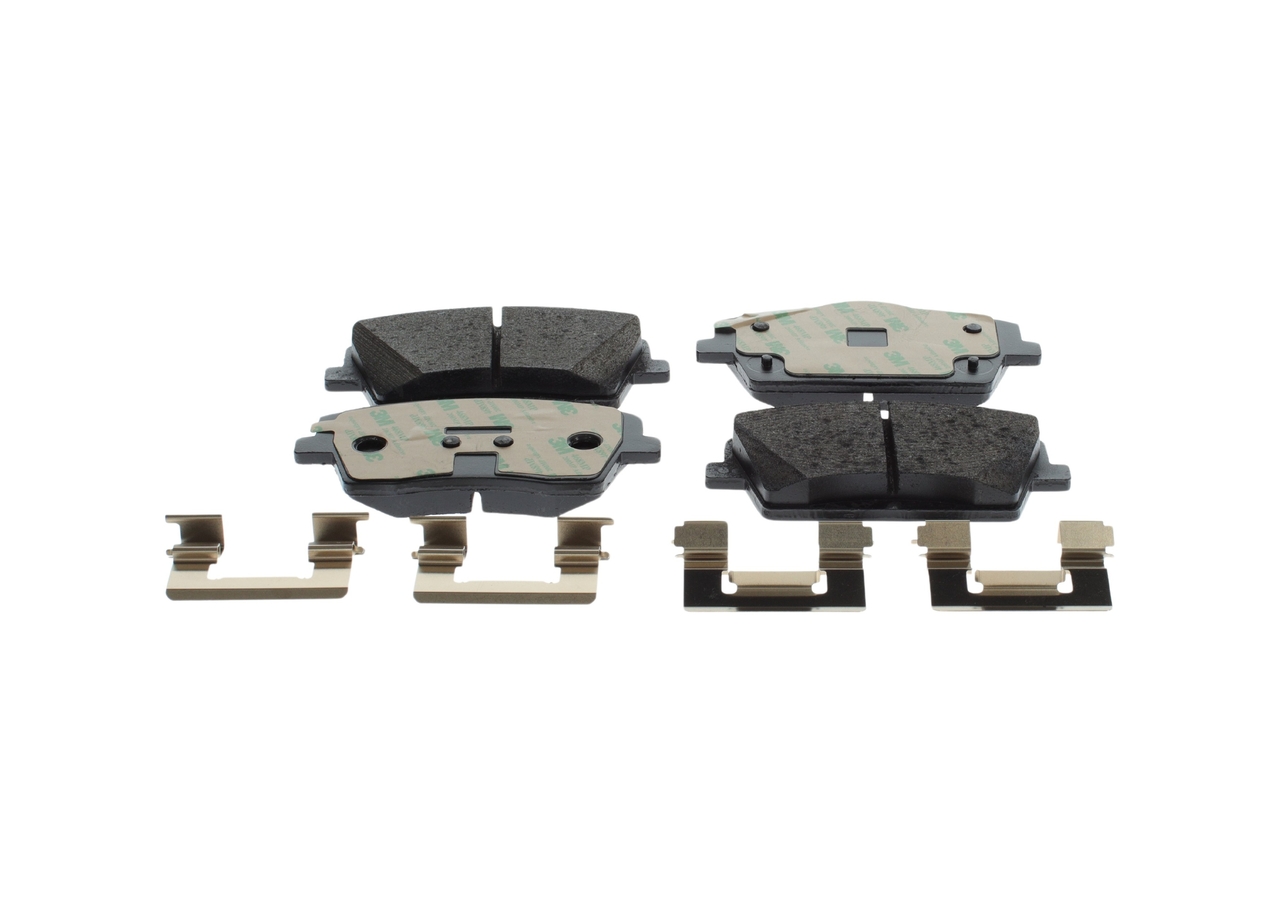 Комплект спирачно феродо, дискови спирачки 3 232 953 6 BOSCH 0986460144 VOLVO