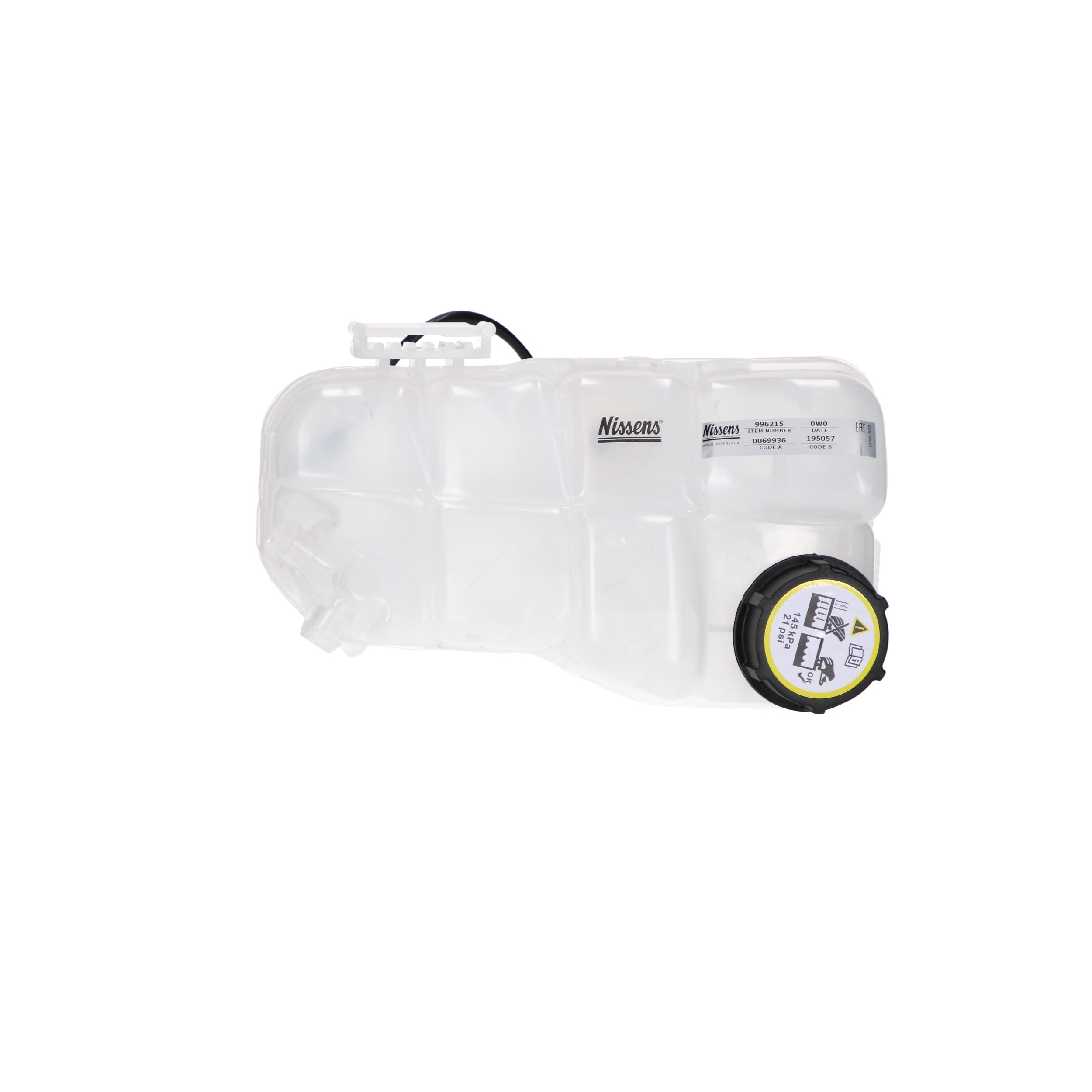 Expansietank, koelvloeistof 31338763 NISSENS 996215 VOLVO