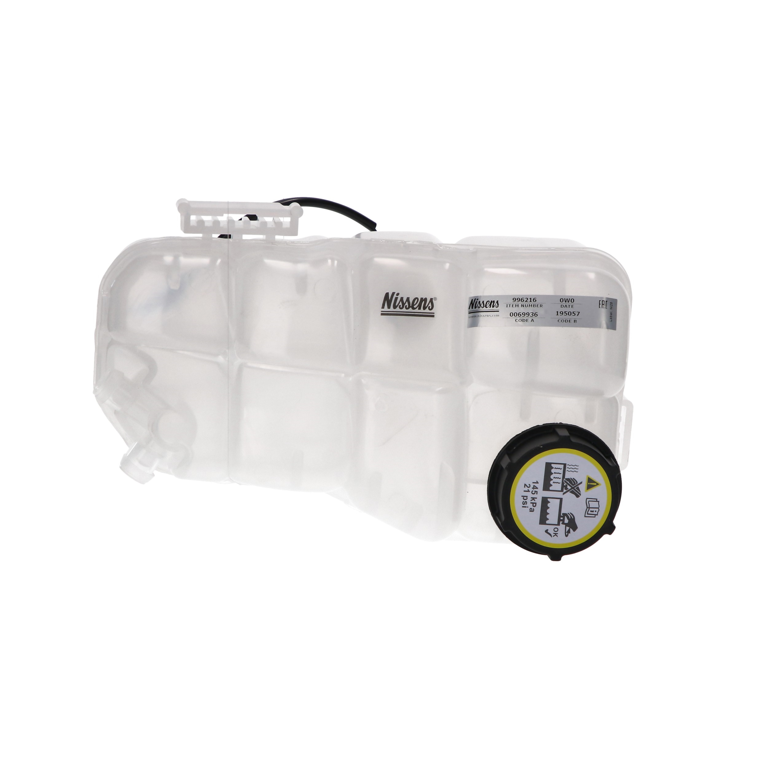 996216 NISSENS 31338764 Vase d'expansion, liquide de refroidissement