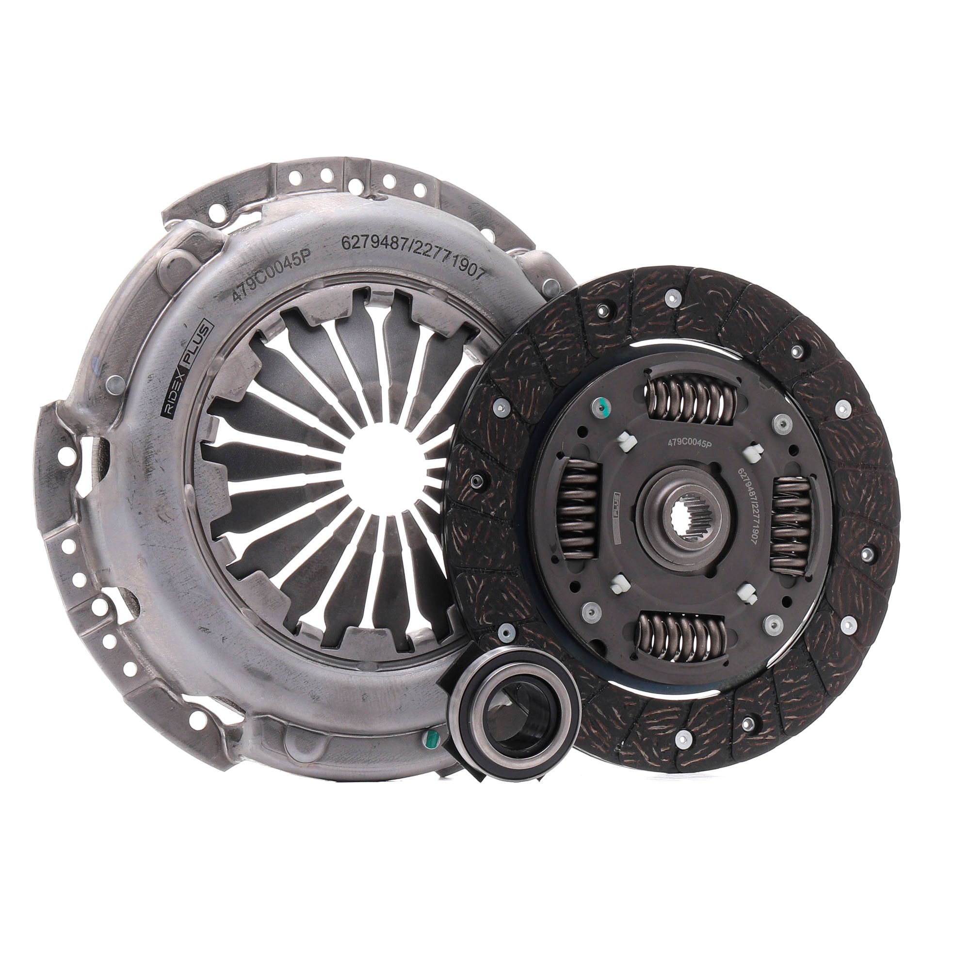 RIDEX PLUS 479C0045P Kupplungssatz FIAT GRANDE PUNTO 1.2 65 PS Benzin