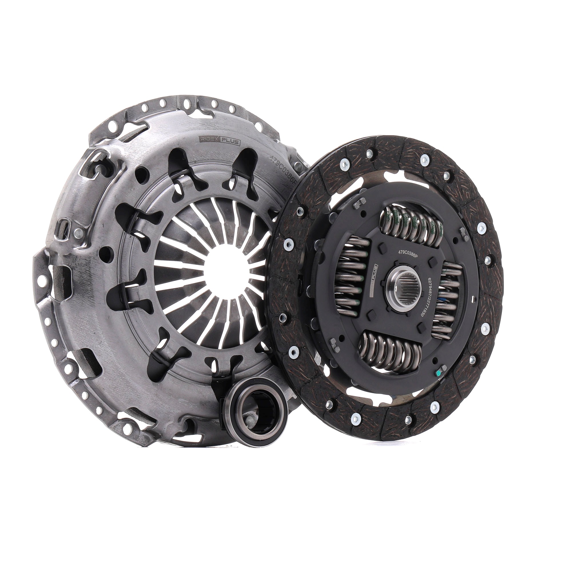 Kupplungssatz 479C0386P RIDEX PLUS 02T141153K VW, AUDI, SKODA, SEAT, PORSCHE