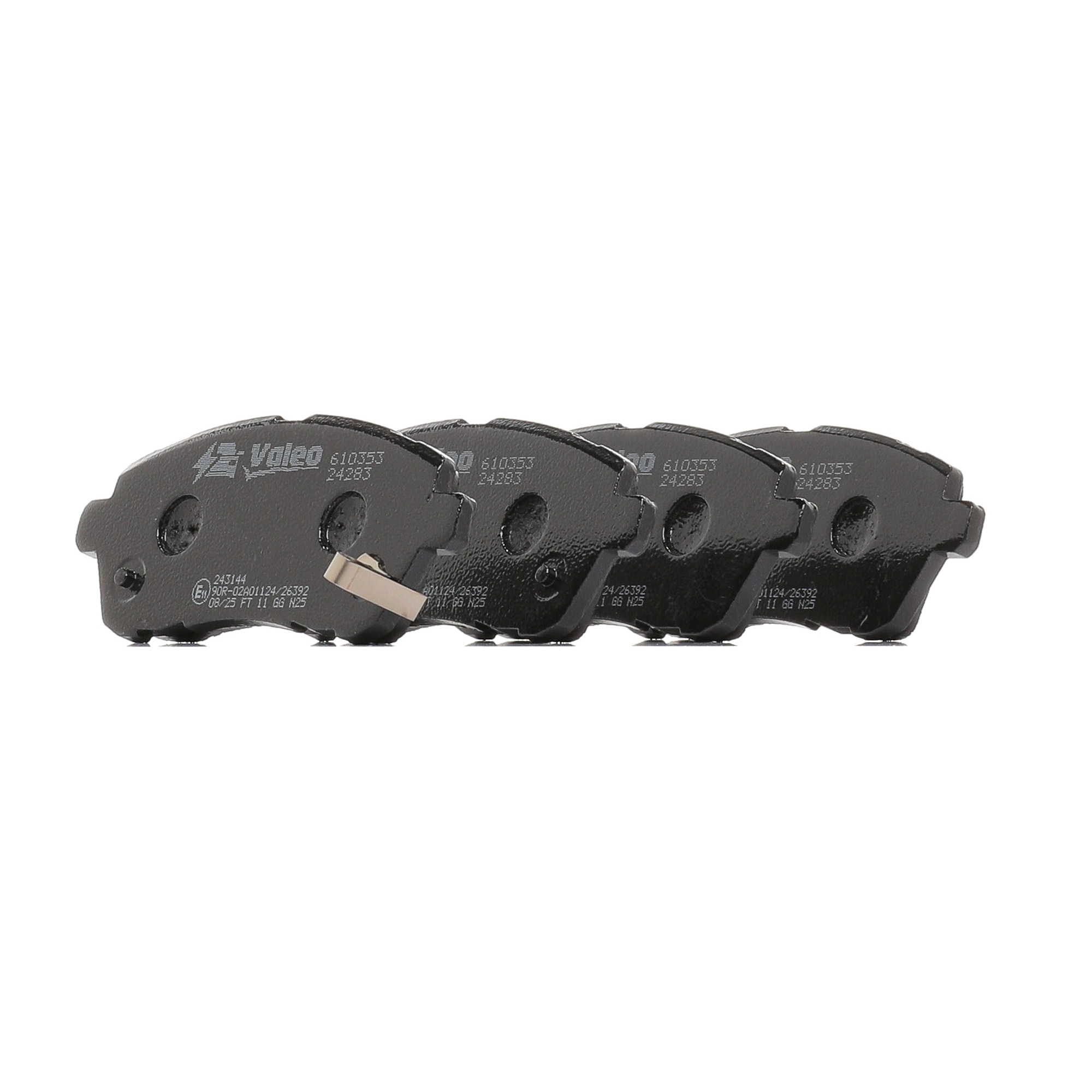 Remblokken 04465B1190 VALEO 610353 FORD, TOYOTA, MAZDA, SUZUKI, SUBARU
