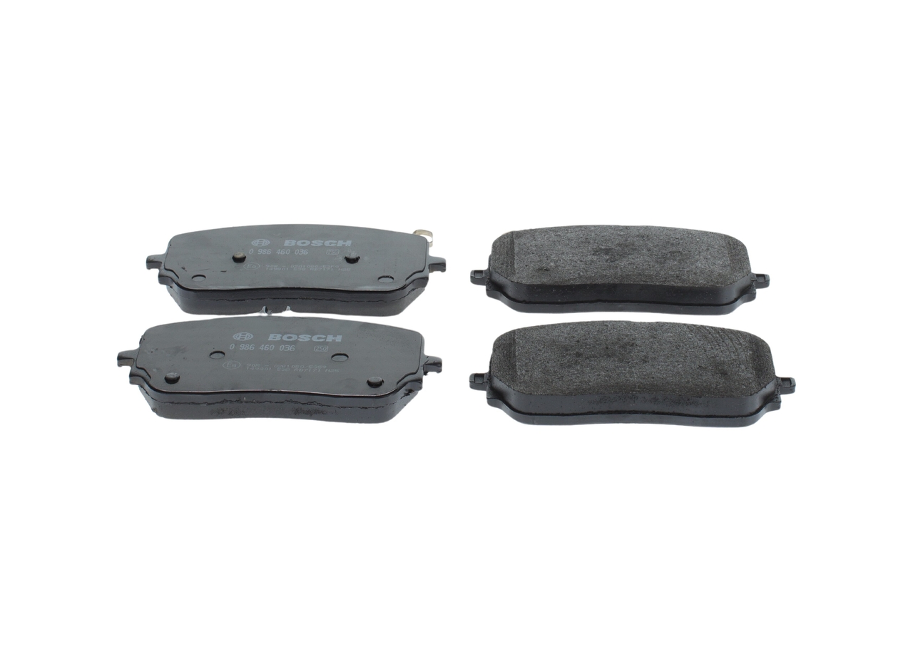 Комплект спирачно феродо, дискови спирачки 000 420 10 03 BOSCH 0986460036 MERCEDES-BENZ