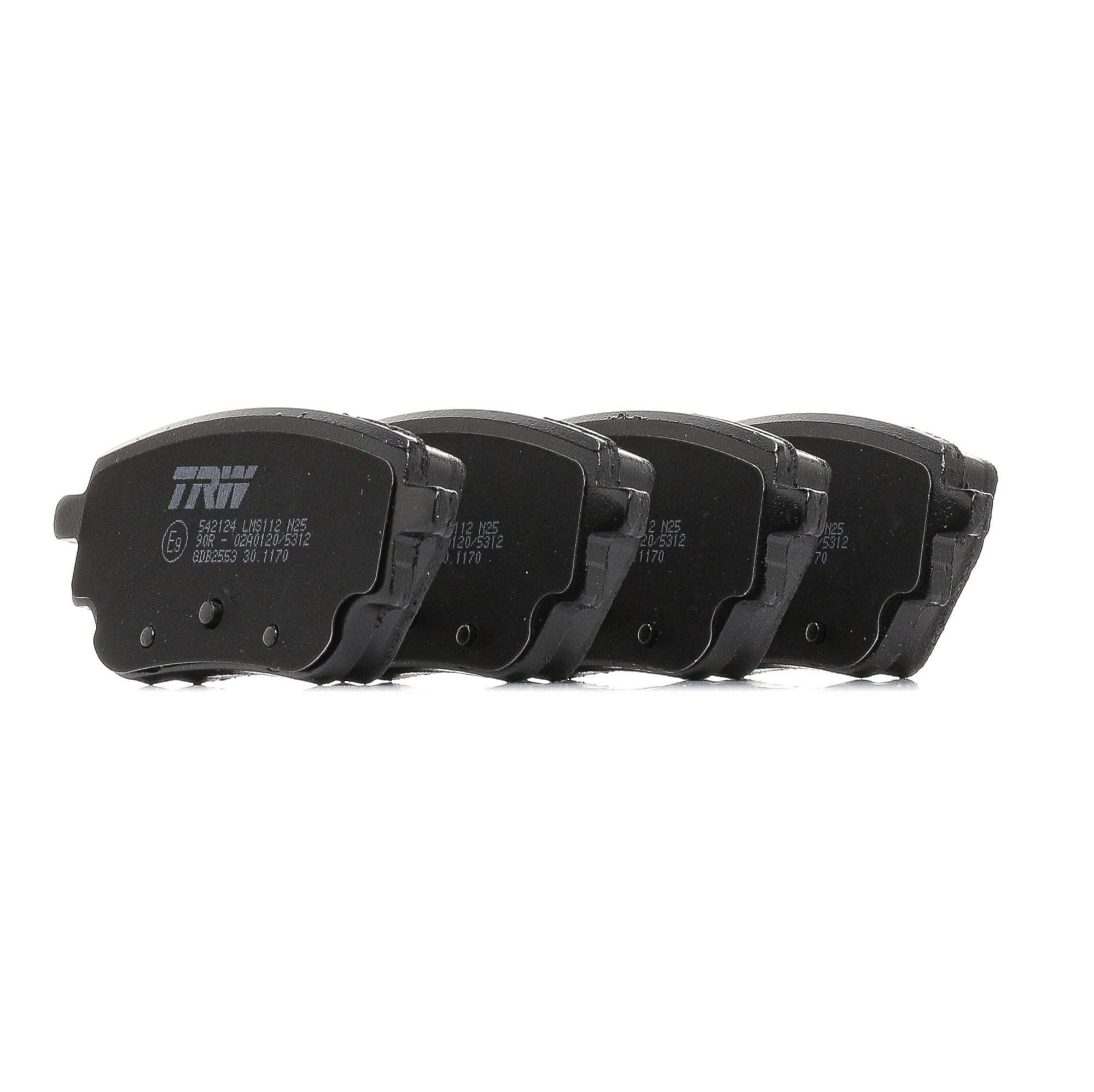Plaquettes de frein A000 420 45 02 TRW GDB2553 MERCEDES-BENZ