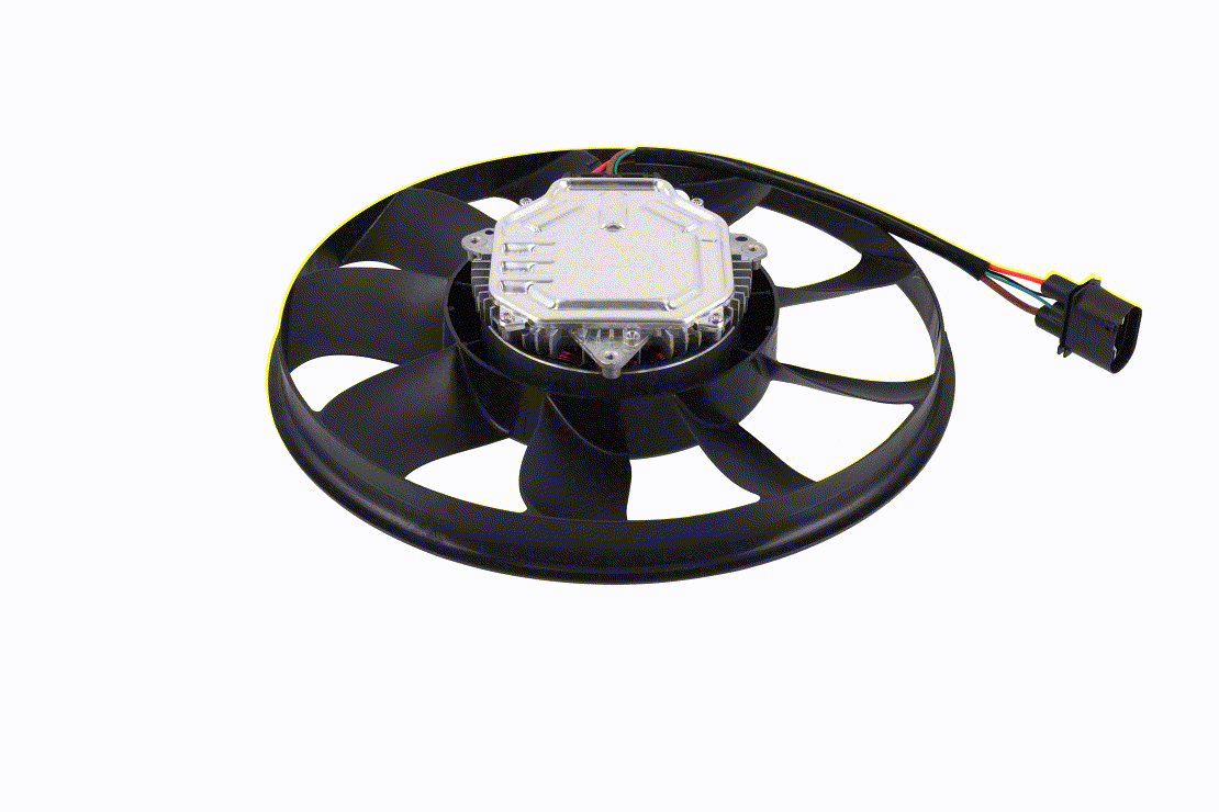 Koelventilator 8W0959455AB VEMO V10-01-0014 VOLKSWAGEN, BMW, AUDI, SKODA, BENTLEY