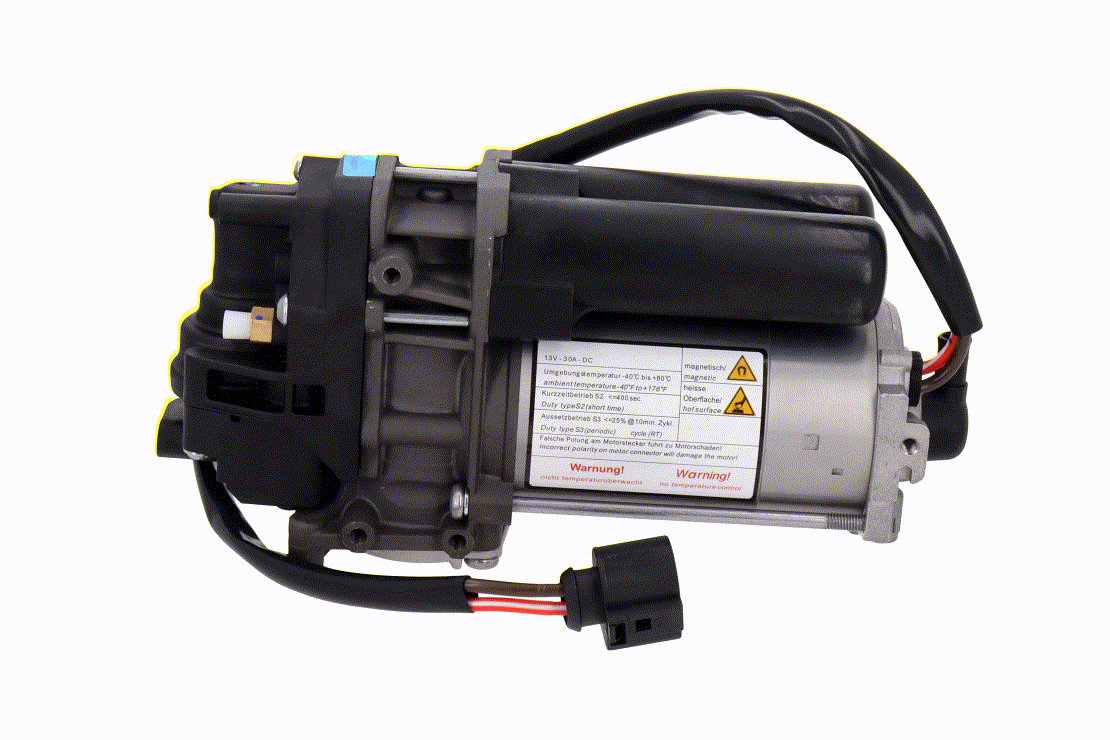 Compressor de suspensão a ar 4K0616005C VEMO V10-52-0019 VW, AUDI, SEAT, SKODA