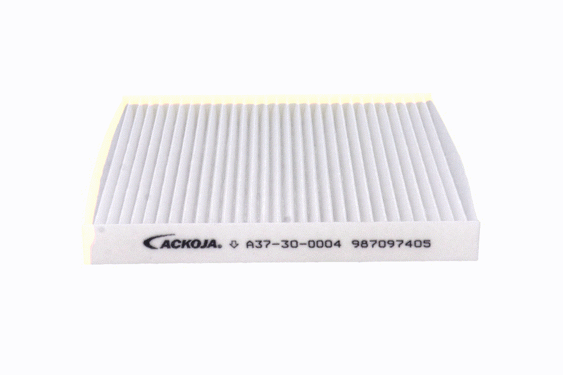 ACKOJA A37-30-0004 Interieurfilter Lengte: 179mm, Breedte 2 [mm]: 178mm, Hoogte: 19mm