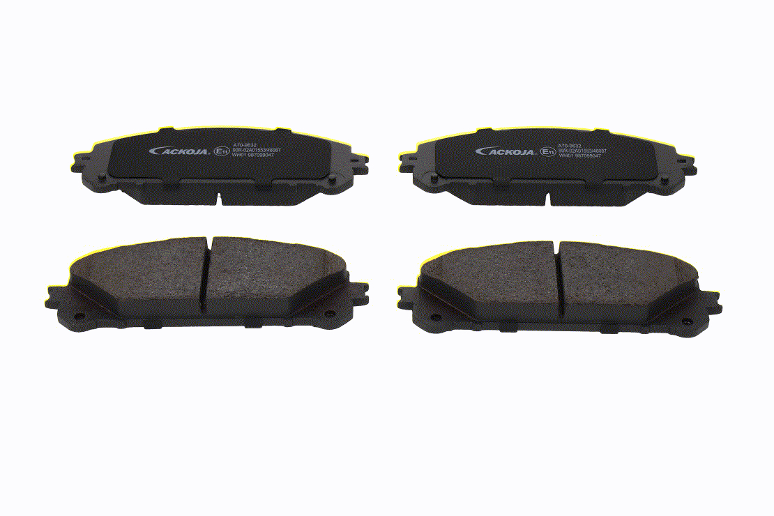 Remblokken 04465 0E010 ACKOJA A70-9632 FIAT, TOYOTA, LANCIA, LEXUS, SATURN