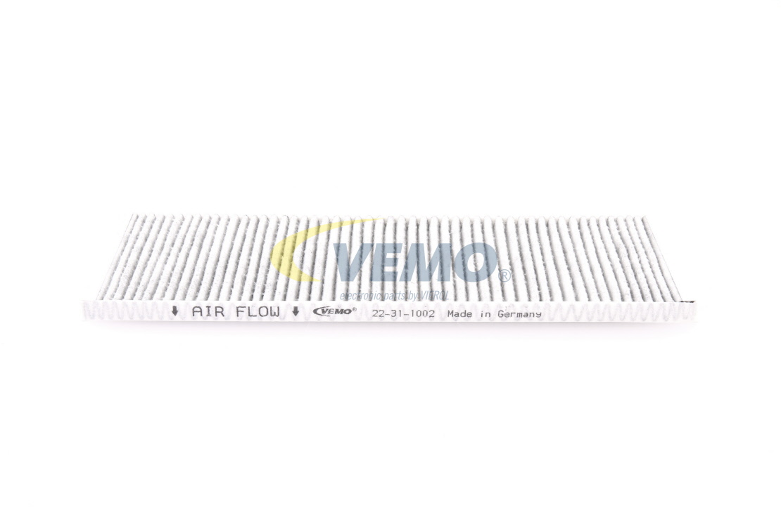 Filtre d'habitacle 13 1276 4080 VEMO V22-31-1002 PEUGEOT, VOLKSWAGEN, CITROЁN, FIAT, ALFA ROMEO