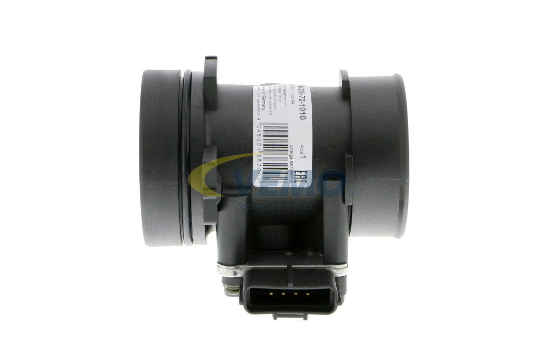 VEMO Q+, original equipment manufacturer quality MADE IN GERMANY V25721010 Luftmassenmesser (LMM) Luftmassenmesser (LMM) V25-72-1010 VEMO 96FP12B579AB FORD, FORD USA