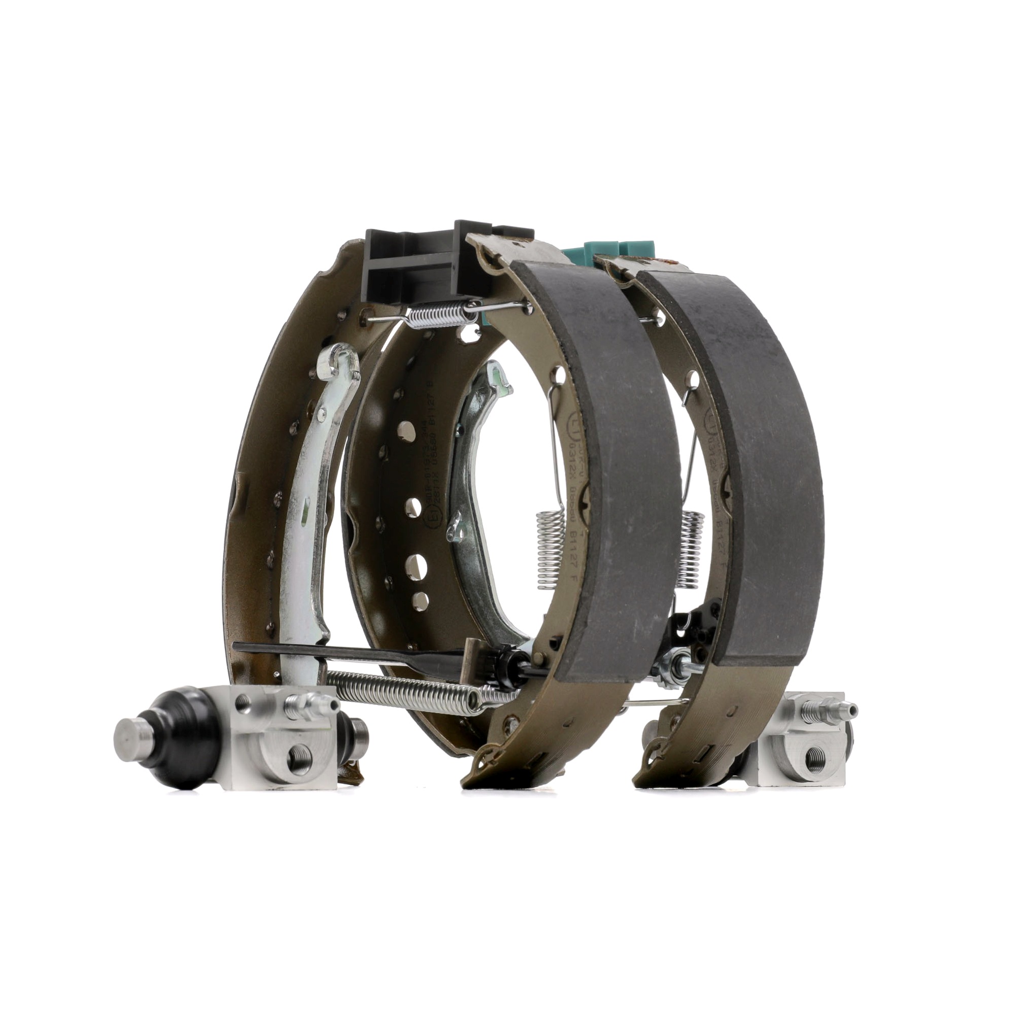 Спирачен комплект, барабанни спирачки 77 01 209 591 RIDEX 3859B0235 RENAULT, RENAULT TRUCKS