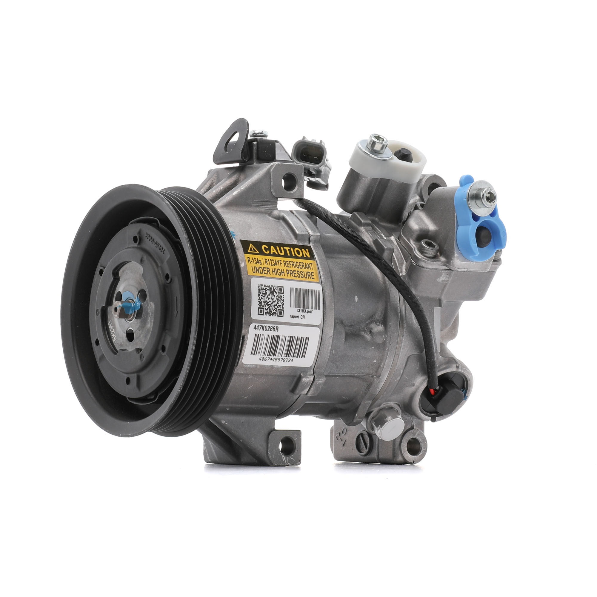 Klimakompressor 447K0286R RIDEX REMAN 888990D081 TOYOTA, VOLVO