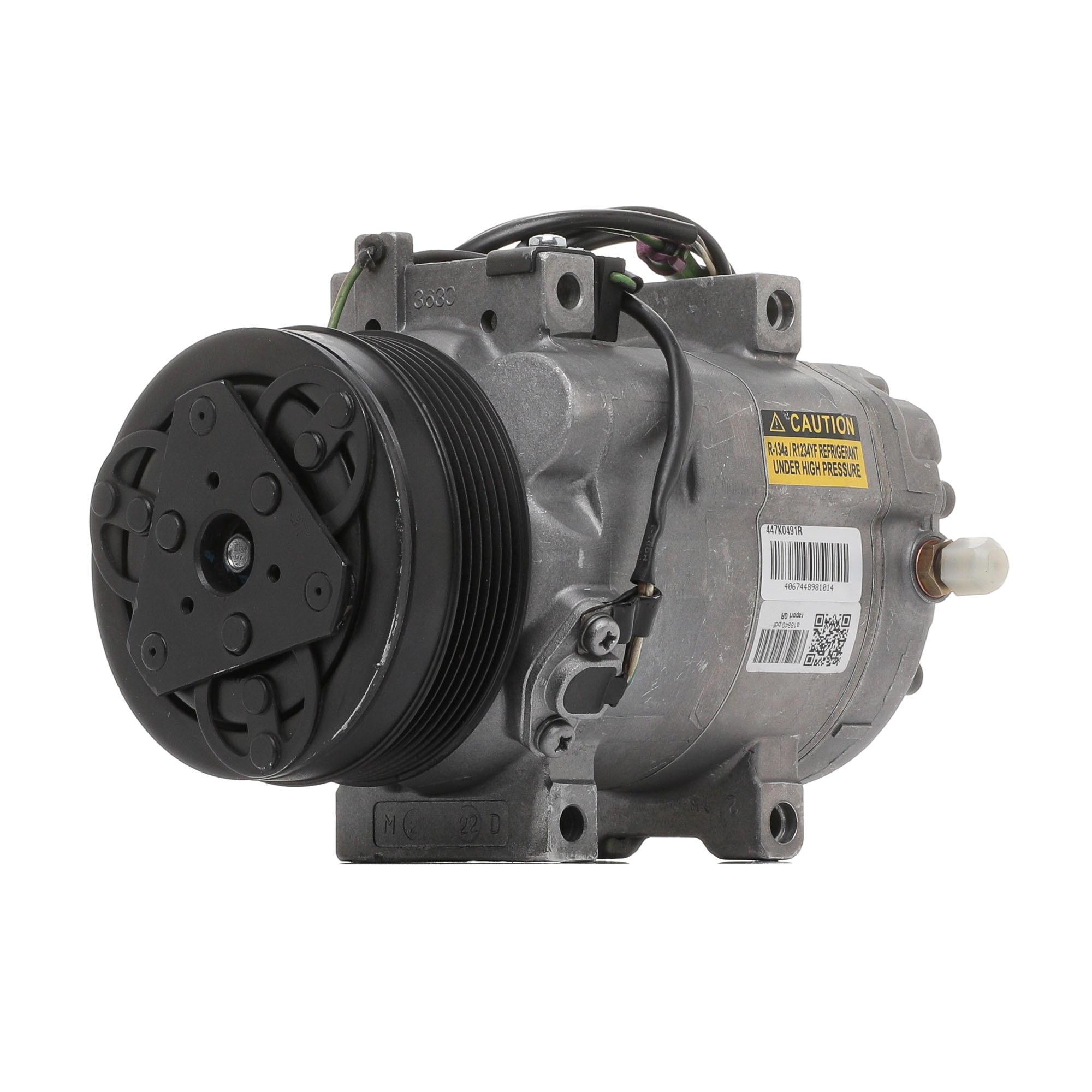 Compressore aria condizionata 077 260 803AE RIDEX REMAN 447K0491R VOLKSWAGEN, AUDI, SEAT, SKODA