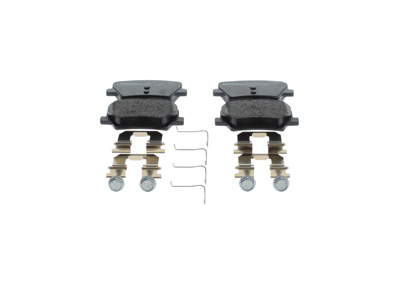 Комплект спирачно феродо, дискови спирачки 20510 BOSCH 0986460142 PEUGEOT, CITROЁN