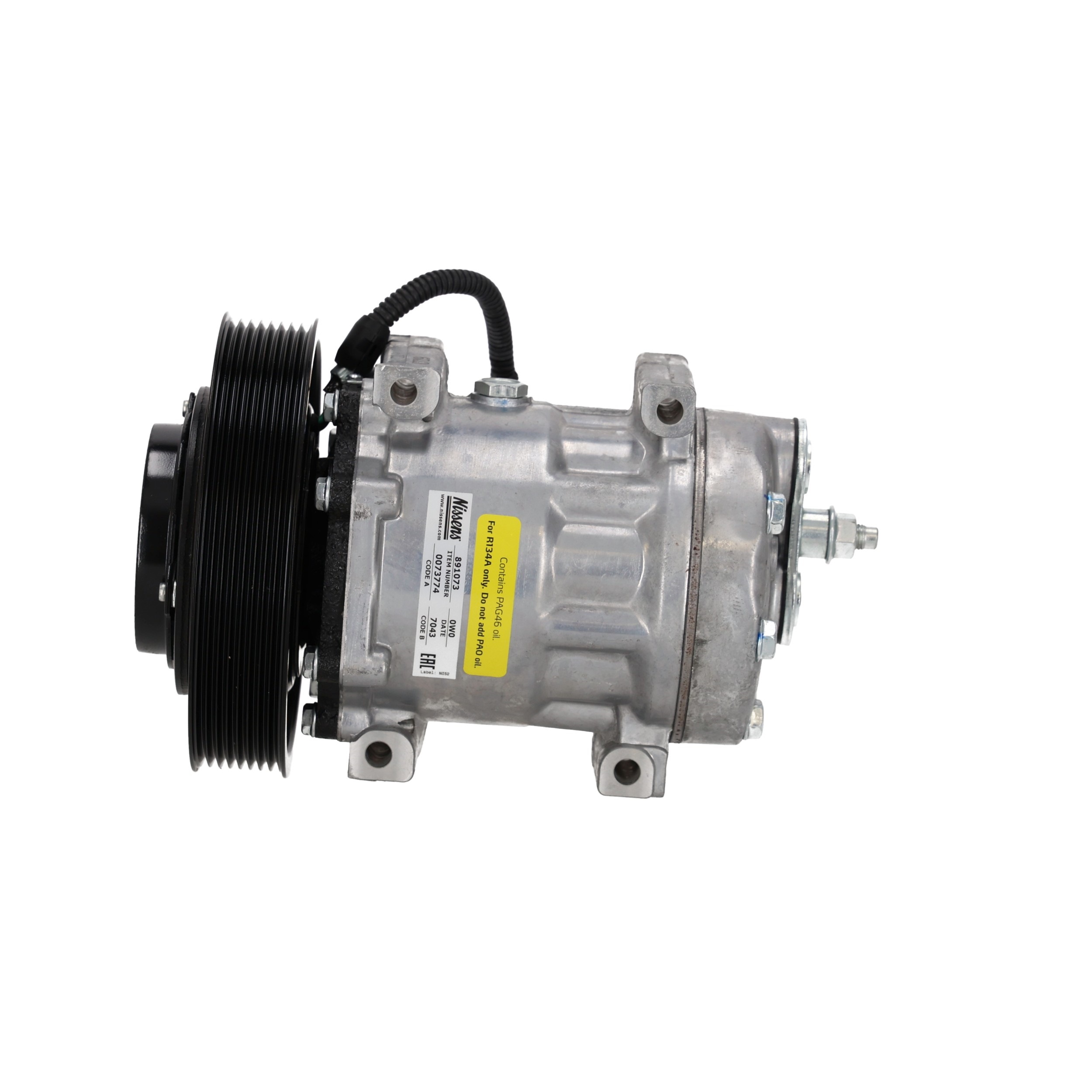Compresor, aire acondicionado 2046 604 NISSENS 891073 MAN, DAF