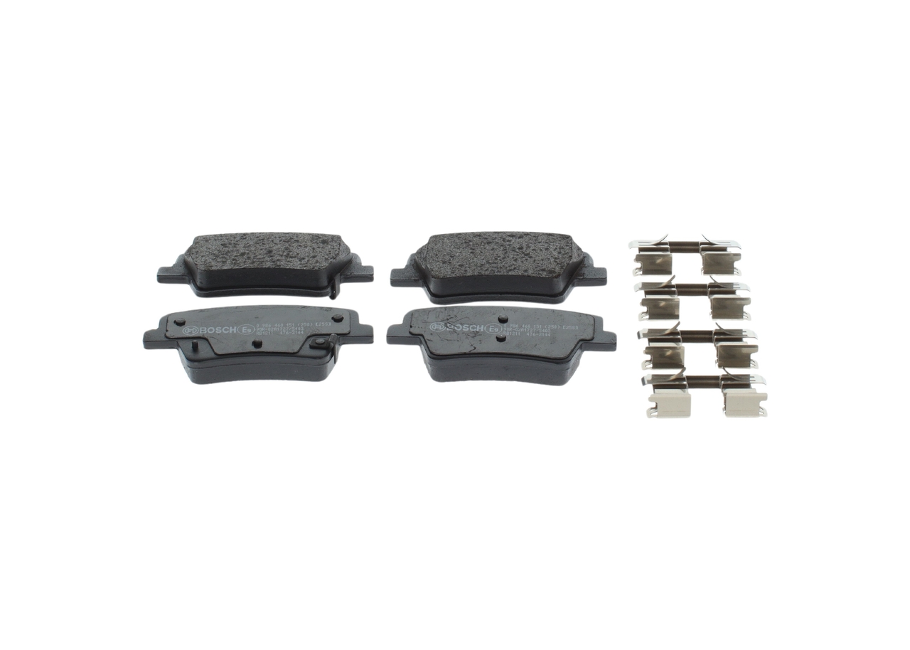 BOSCH 0986460151 Bremsbeläge Bremsbeläge 0 986 460 151 BOSCH 58302S1A70 HYUNDAI, KIA