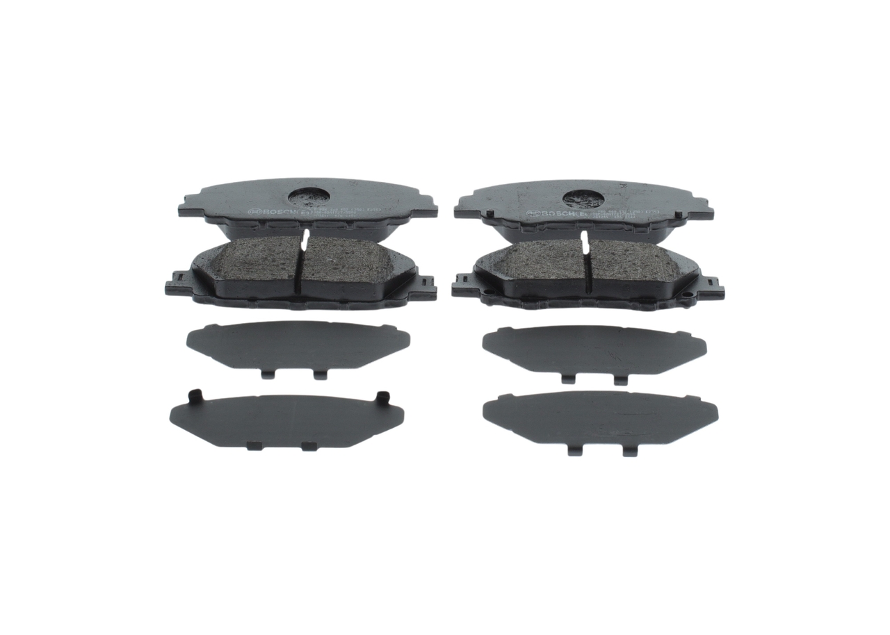 Комплект спирачно феродо, дискови спирачки 04465 02460 BOSCH 0986460152 TOYOTA, LEXUS