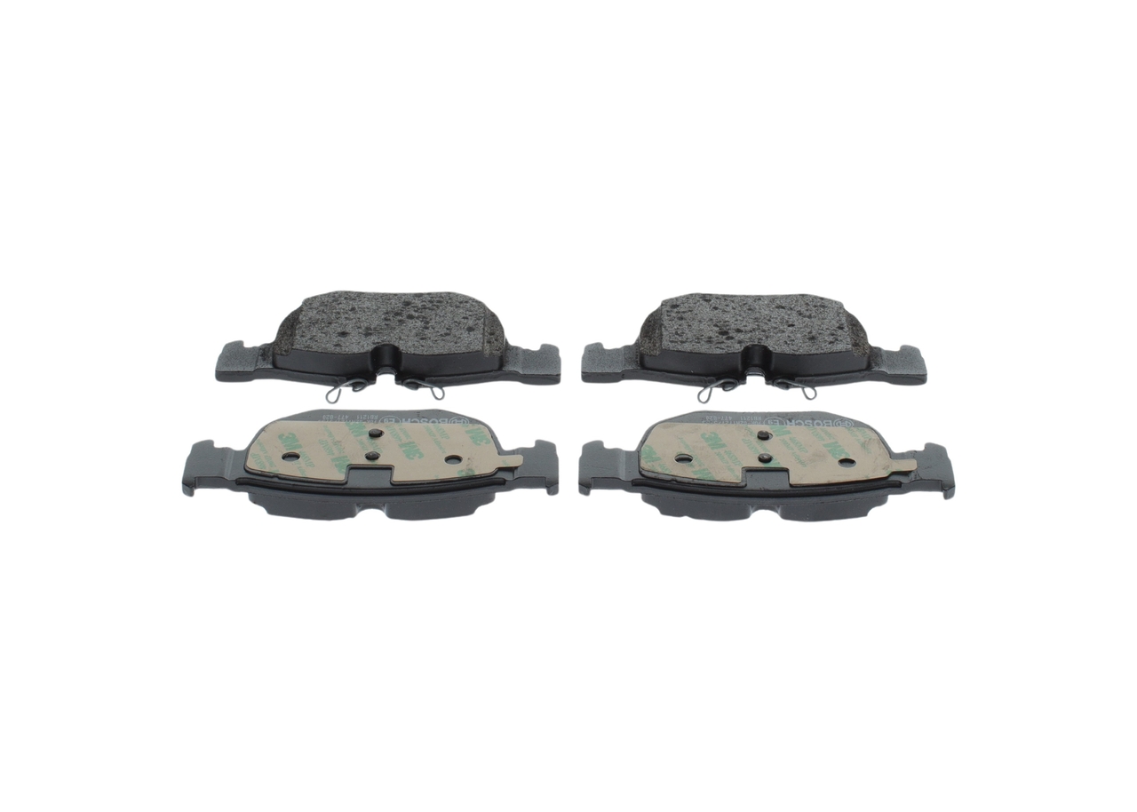 Комплект спирачно феродо, дискови спирачки LR122689 BOSCH 0986460166 LAND ROVER, JAGUAR