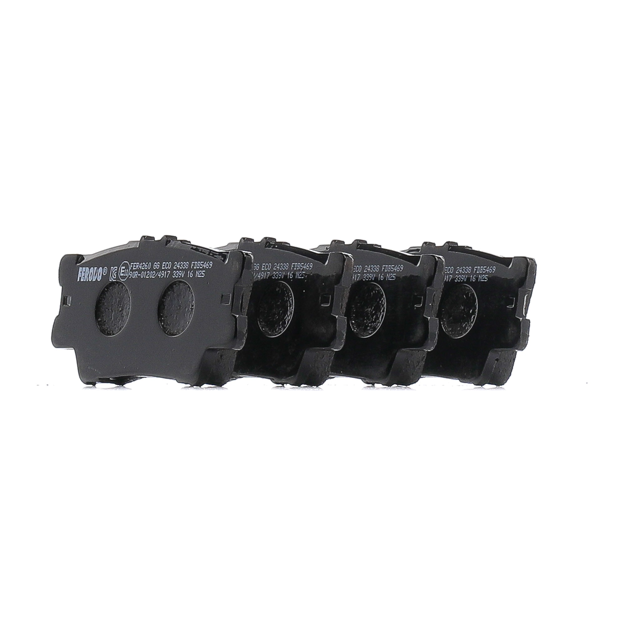 Комплект спирачно феродо, дискови спирачки 04466-75010 FERODO FDB5469 TOYOTA, LEXUS, DAIHATSU, SATURN