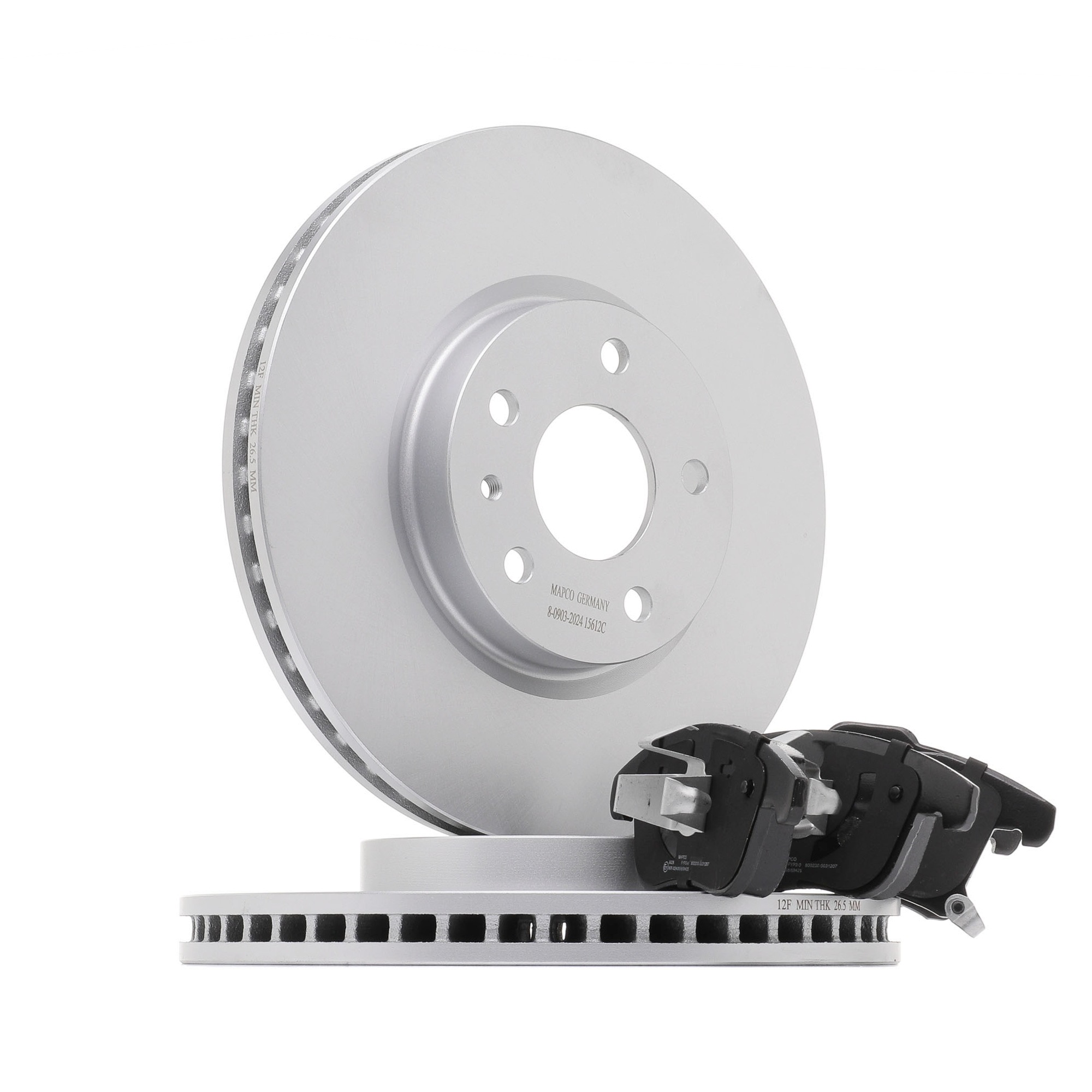 MAPCO 47612C Kit disque et plaquette de frein Ford Mondeo Mk5 Break 2.0 TDCi 150 CV Diesel 2026
