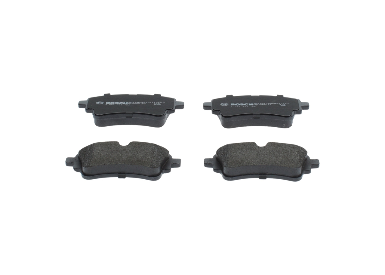 Bremsbeläge 0 986 460 186 BOSCH 80A698451K VW, AUDI, SKODA, SEAT, PORSCHE