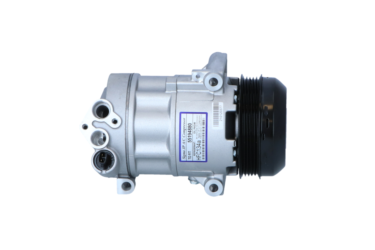 NRF 32543 Kompresor, klimatizace RŘmenice: 110mm, Počet drážek: 5